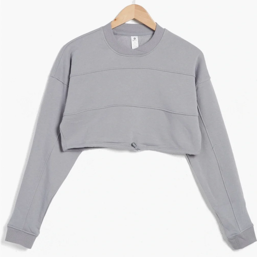 90 Degrees By Reflex Brushed Cropped Shirt - Picture 2 of 3